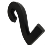Numero 3D Pvc Deplasti 2 Preto 13Cm