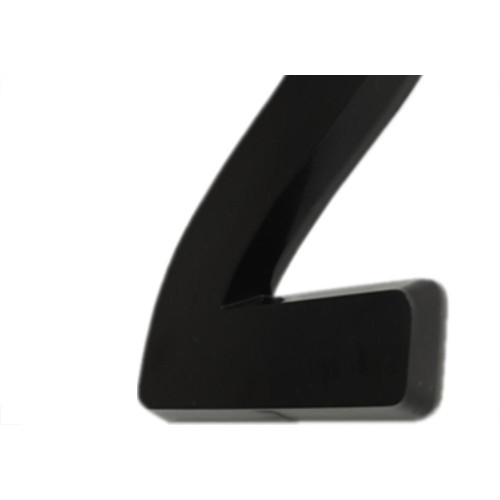 Numero 3D Pvc Deplasti 2 Preto 13Cm