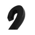 Numero 3D Pvc Deplasti 2 Preto 13Cm