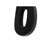 Numero 3D Pvc Deplasti 6 Preto 13Cm