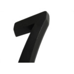 Numero 3D Pvc Deplasti 7 Preto 13Cm