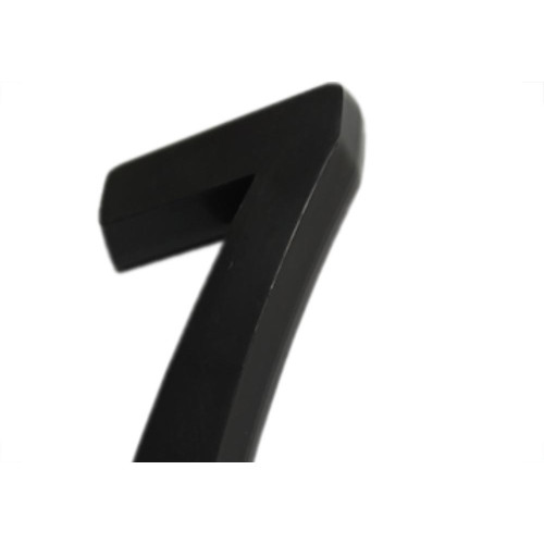 Numero 3D Pvc Deplasti 7 Preto 13Cm