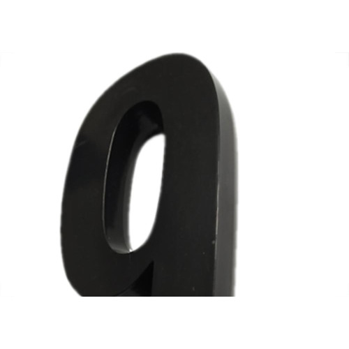 Numero 3D Pvc Deplasti 9 Preto 13Cm