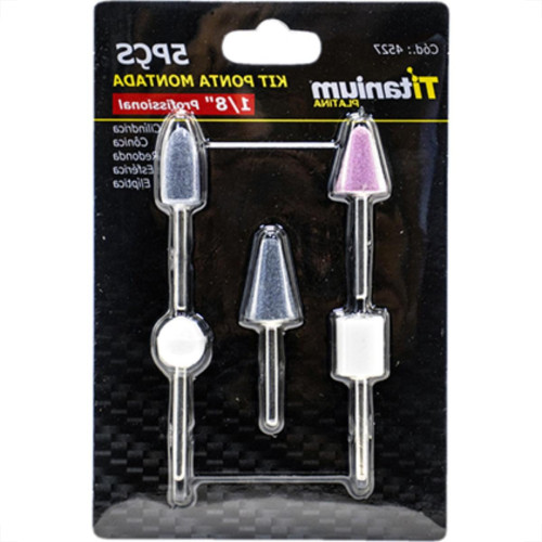Ponta Montada Jogo C/5Pcs Titanium 4527