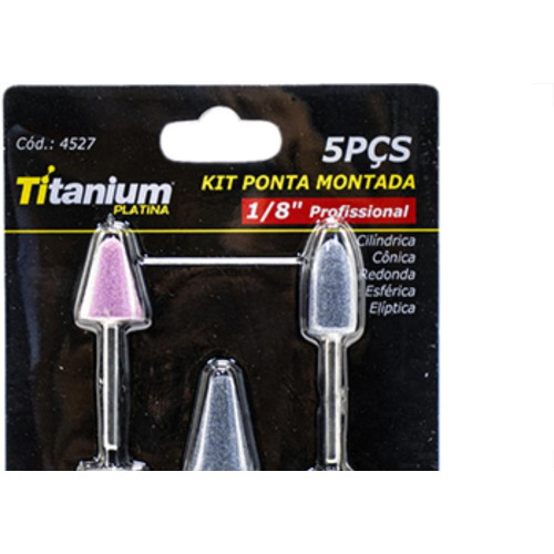 Ponta Montada Jogo C/5Pcs Titanium 4527