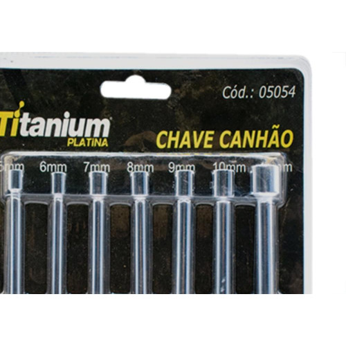 Jogo Chave Canhao Titanium 7Pc 5054