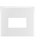 Espelho Placa Radial Mod.Ouro Branco 4X2 2Mod Dis 9004