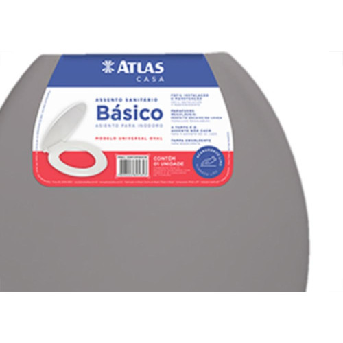 Assento Atlas Basico Cinza
