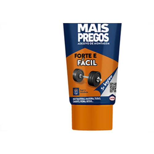 Cascola Nao Mais Pregos 85G Bisnaga Cascola Nao Mais Pregos 85G Bisnaga