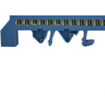Barram Jng Neutro 08 Termimal Azul 15981 - Kit C/5 Unidades
