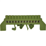 Barram Jng Terra 12 Termimal Verde 15703 - Kit C/5 Unidades