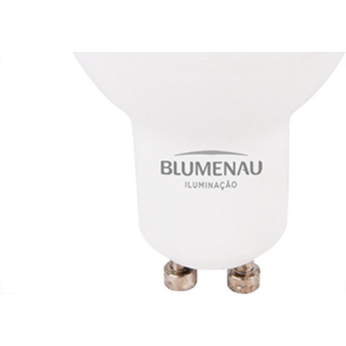 Lampada Dicroica 7W Led Mr16 3000K Blumena Gu10