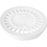 Grelha Plast Comp.Red Branco 10X10 Plastilit