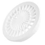 Grelha Plast Comp.Red Branco 10X10 Plastilit