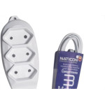 Extensao Naticon Pl 0,75 03Mt Branco Extensao Naticon Pl 0,75 03Mt Branco