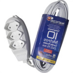 Extensao Naticon Pl 0,75 10Mt Branco Extensao Naticon Pl 0,75 10Mt Branco