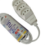 Extensao Naticon Pp 0,75 02Mt 2P+T10A Branco Extensao Naticon Pp 0,75 02Mt 2P+T10A Branco