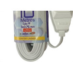 Extensao Naticon Pp 0,75 10Mt 2P+T10A Branco Extensao Naticon Pp 0,75 10Mt 2P+T10A Branco