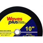 Disco Corte Waves Ferro 10X1 2T Disco Corte Waves Ferro 10X1 2T