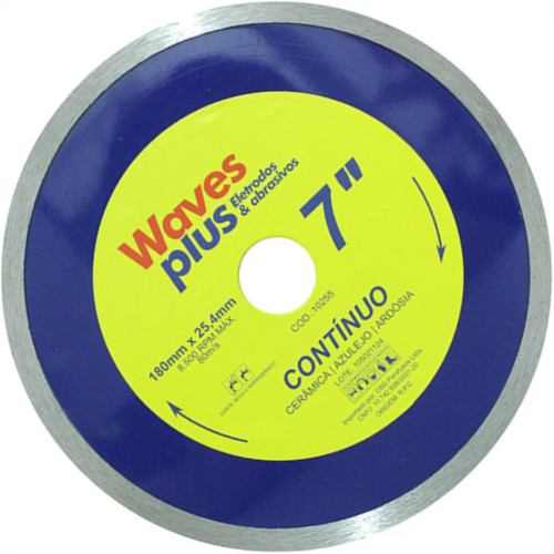 Disco Diam Waves Continuo 7 X 180Mm Disco Diam Waves Continuo 7 X 180Mm