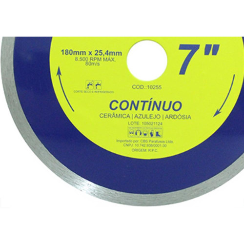 Disco Diam Waves Continuo 7 X 180Mm Disco Diam Waves Continuo 7 X 180Mm