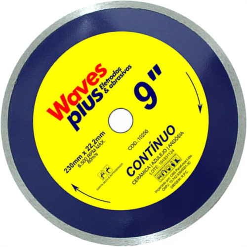 Disco Diam Waves Continuo 9 X 230Mm Disco Diam Waves Continuo 9 X 230Mm