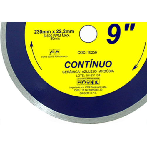 Disco Diam Waves Continuo 9 X 230Mm Disco Diam Waves Continuo 9 X 230Mm