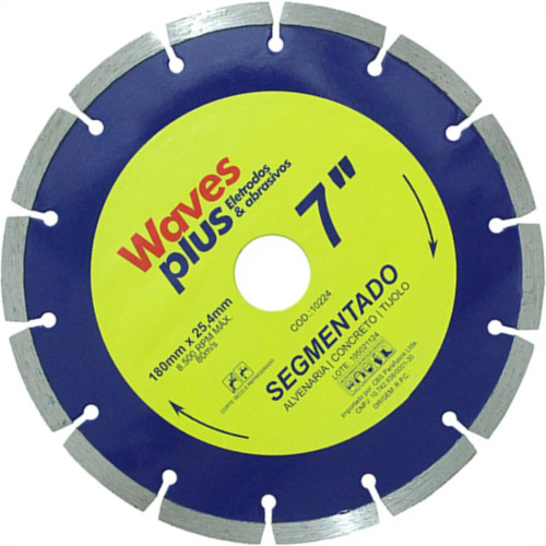 Disco Diam Waves Segmentado 7 X 180Mm Disco Diam Waves Segmentado 7 X 180Mm