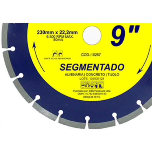 Disco Diam Waves Segmentado 9 X 230Mm Disco Diam Waves Segmentado 9 X 230Mm