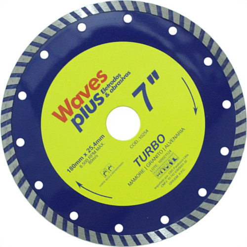 Disco Diam Waves Turbo 7 X 180Mm Disco Diam Waves Turbo 7 X 180Mm
