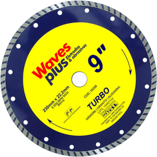 Disco Diam Waves Turbo 9 X 230Mm Disco Diam Waves Turbo 9 X 230Mm