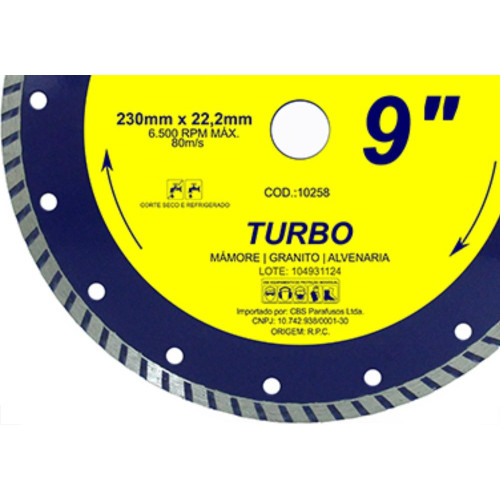 Disco Diam Waves Turbo 9 X 230Mm Disco Diam Waves Turbo 9 X 230Mm