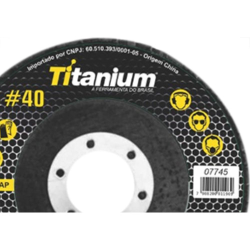 Disco Flap Titanium 4.1/2 X 40