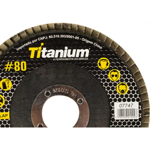 Disco Flap Titanium 4.1/2 X 80