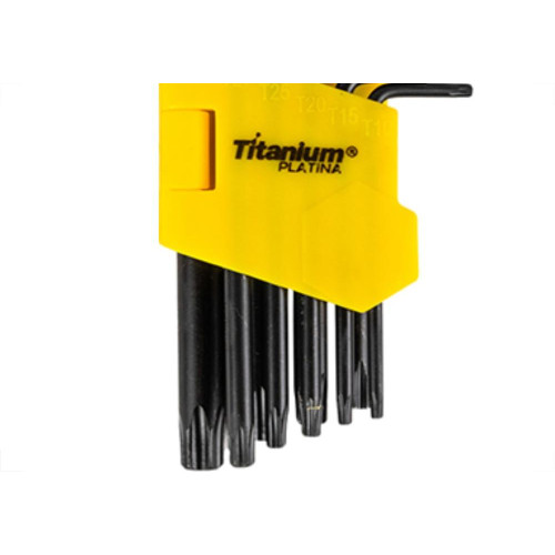 Jogo Chave Torx Titanium T10-T50 9P Curt
