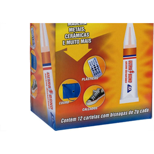 Cola Ultra Bonder 2Gr C/12