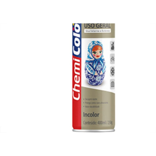 Spray Chemicolor Geral Verniz 400Ml - Kit C/6 LT