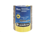 Fita Embal Adelbras Qualit 48X45 Marrom - Kit C/4 Unidades