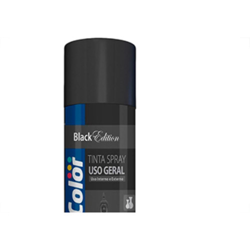 Spray Chemicolor Geral Preto Brilh.400Ml - Kit C/6 LT