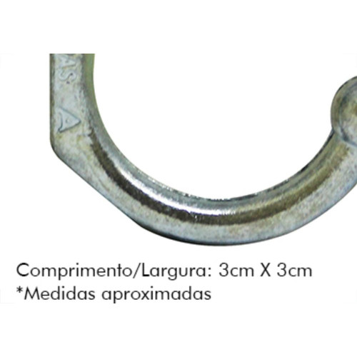 Cabide Alianca Fundido 6398/1 Zi - Kit C/40 Unidades