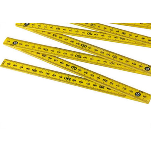 Metro Eco Plastico Simples Amarelo - Kit C/10 Unidades