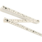 Metro Eco Plastico Simples Branco - Kit C/10 Unidades