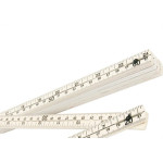 Metro Eco Plastico Simples Branco - Kit C/10 Unidades