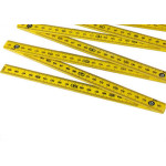Metro Eco Plastico Duplo Amarelo - Kit C/10 Unidades
