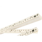 Metro Eco Plastico Duplo Branco - Kit C/10 Unidades