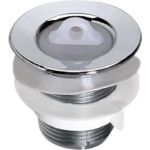 Valvula Plast Pia Luconi Cromada - Kit C/25 Unidades