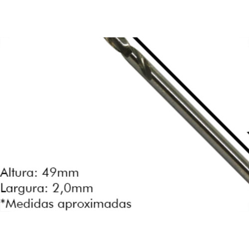 Broca Aco Rapido Irwin 2,0Mm - Kit C/10 Unidades