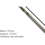 Broca Aco Rapido Irwin 2,5Mm - Kit C/10 Unidades