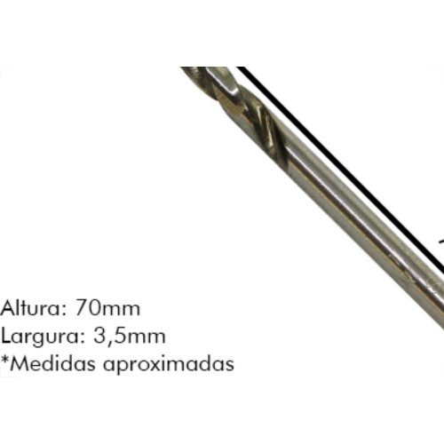 Broca Aco Rapido Irwin 3,5Mm - Kit C/10 Unidades