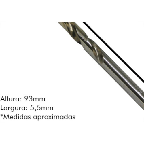 Broca Aco Rapido Irwin 5,5Mm - Kit C/10 Unidades